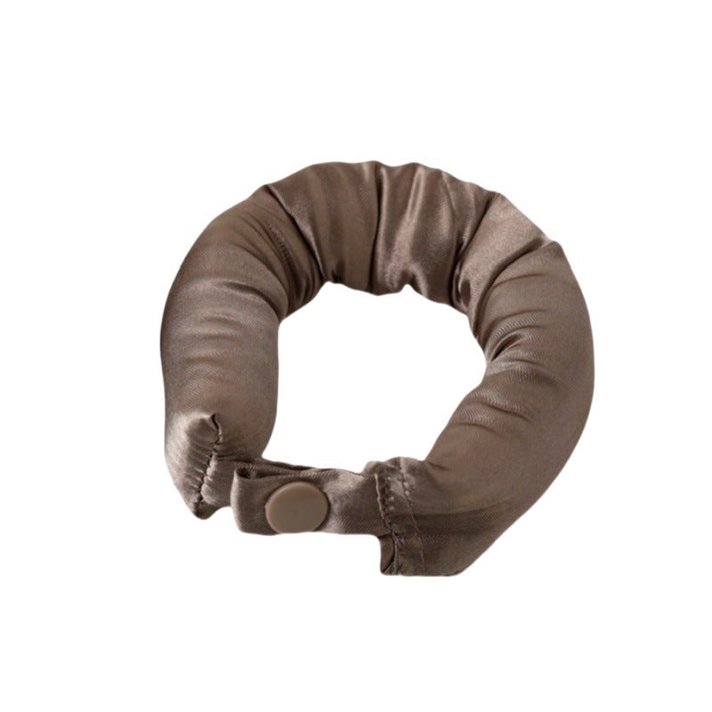 Selling Satin Heat-Free Curling Iron Curling Hood Set Sleep Curling Artifact Big Waves Without Damaging Hair Curling - Image 1